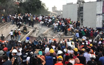 Video: Dân Mexico hoảng sợ thời điểm bắt đầu xảy ra động đất