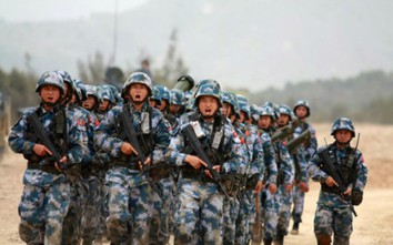 Thủy quân lục chiến Trung Quốc tập trận lớn chưa từng có