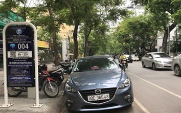 Thu phí sử dụng tạm lòng đường các điểm trông giữ xe Iparking