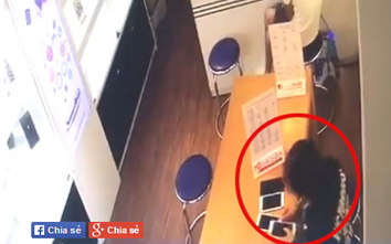 Video: Cô gái 'hồn nhiên' đánh tráo iPhone 7 trong cửa hàng điện thoại