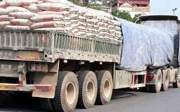 Tái diễn tình trạng xe chở Xi măng Long Sơn quá tải