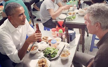 Ông Obama tiếc thương khi nghe tin đầu bếp Anthony Bourdain qua đời