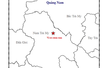 Huyện miền núi Quảng Nam liên tiếp xảy ra động đất