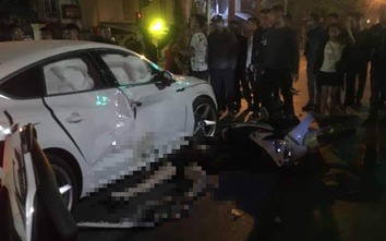 Audi A5 và chạm 2 xe máy, thiếu nữ 18 tuổi tử vong