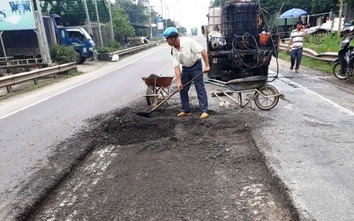 Tập trung sửa chữa hư hỏng cục bộ các tuyến quốc lộ Bình Định