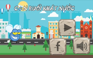 Ăn theo vụ Tân Hiệp Phát, game “Con ruồi khát nước” gây sốt