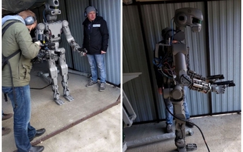 Nga "khoe" robot chiến đấu như người thật