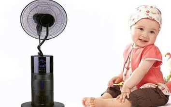 Bí kíp dùng quạt chống nóng ngày hè giúp trẻ tránh bệnh