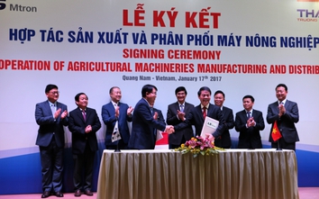 Thaco Trường Hải liên kết sản xuất máy nông nghiệp