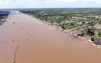 Dự án luồng sông Hậu còn hơn 1.900 tỷ đồng chưa giải ngân