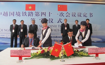 Bộ GTVT và Đường sắt Trung Quốc ký Nghị định thư đường sắt
