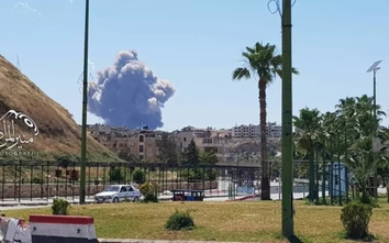 Căn cứ quân sự Syria rung chuyển bởi một vụ nổ lớn