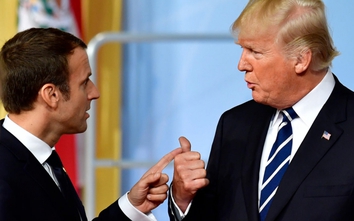 Ông Trump nổi nóng khi bị "người bạn thân" Macron chỉ trích