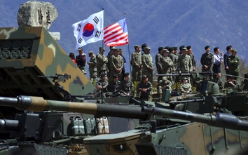 Căng thẳng với Triều Tiên, Mỹ nối lại tập trận quân sự với Hàn
