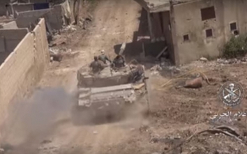 Video lực lượng Syria giao tranh với IS tại thủ đô Damascus