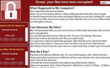 TP.HCM: Máy tính tại Thanh tra và Sở Ngoại vụ nhiễm mã độc WannaCry