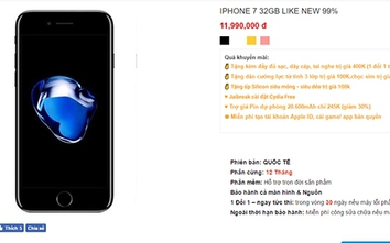 iPhone 8 chưa xuất hiện, giá iPhone 7 đã giảm còn hơn 11 triệu