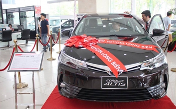 Bảng giá xe Toyota kèm ưu đãi mới nhất tháng 10/2017