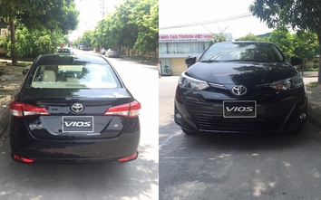 Toyota Vios 2018 sắp ra mắt bất ngờ xuất hiện tại Hà Nội