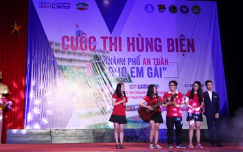 Sôi nổi cuộc thi hùng biện "Thành phố an toàn cho em gái"