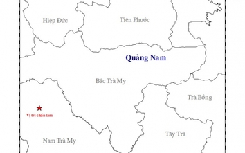 Miền núi Quảng Nam lại xảy ra động đất