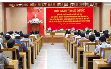 Bí thư Tỉnh uỷ Quảng Ngãi: Khẩn trương, nghiêm túc sắp xếp, tinh gọn bộ máy