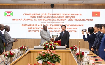 Tổng thống Cộng hoà Burundi làm việc tại Tập đoàn Viettel trong chuyến thăm chính thức Việt Nam