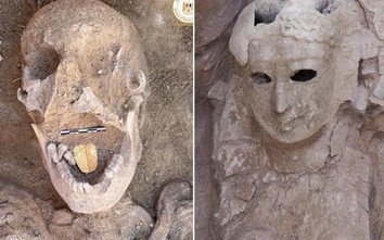 Xác ướp 2000 năm tuổi được khai quật, bất ngờ chiếc lưỡi bằng vàng bí ẩn