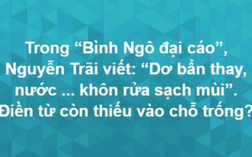 Trắc nghiệm: Thử sức với bộ câu hỏi hack não không kém ”Ai là triệu phú”