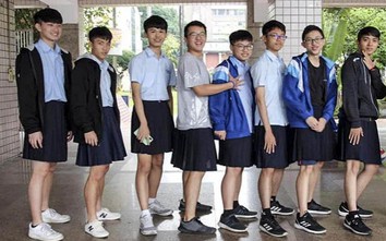 Nam sinh ở Đài Loan được phép mặc váy tới trường và lý do thực sự