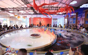 Nồi lẩu âm dương nặng 13 tấn lớn nhất Trung Quốc, được ghi vào kỷ lục Guinness