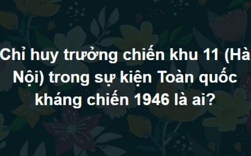 Trắc nghiệm: Thử sức với bộ câu hỏi "khoai" không kém "Ai là triệu phú"