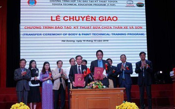 Toyota Việt Nam tiếp tục tài trợ thiết bị cho Đại học Sao Đỏ