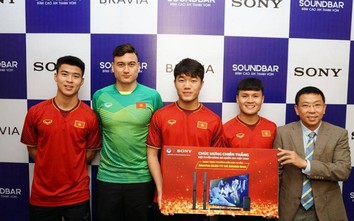 Sony tặng dàn âm thanh và TV cho Đội tuyển Việt Nam