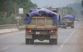 Kẻ gờ giảm tốc tại các nút giao trên đường tránh Nam Hải Vân - Túy Loan
