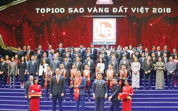 Tập đoàn Hải Phát nhận giải thưởng Sao Vàng Đất Việt 2018