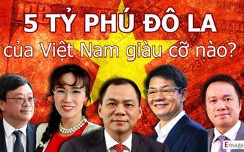 Emagazine: 5 tỷ phú đô la của Việt Nam giàu cỡ nào?