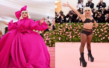 Met Gala 2019: Lady Gaga "chơi trội", cởi đồ ngay giữa thảm đỏ