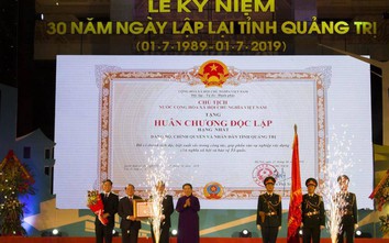 Long trọng lễ kỷ niệm 30 năm ngày lập lại tỉnh Quảng Trị