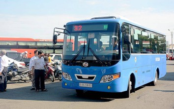 Xe buýt TP.HCM không lo thiếu nhiên liệu sạch CNG