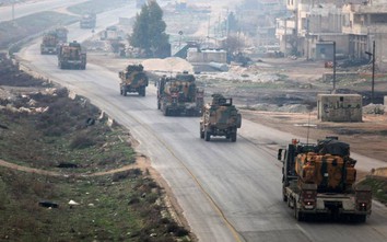 Không quân Syria tấn công đoàn xe Thổ Nhĩ Kỳ làm 13 người thương vong