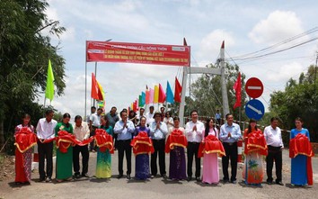 Khánh thành 11 cây cầu nông thôn ở An Giang