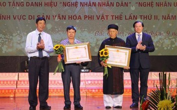 Bắc Giang: Tôn vinh các nghệ nhân và di sản văn hóa quan họ, ca trù