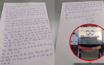 Bà chủ shop giày dép đánh nữ sinh viên đến đòi lương đã viết thư xin lỗi