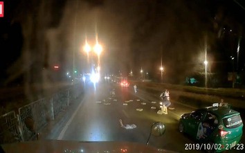 Video: Nhiều tài xế ô tô liều mạng "hôi của" trên quốc lộ giữa đêm