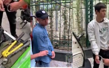 Cảnh sát 141 Hà Nội bắt giữ hai “siêu trộm” chuyên phá khoá xe máy
