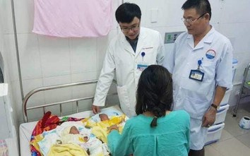 Cặp song sinh đầu tiên chào đời bằng thụ tinh nhân tạo ở Quảng Trị