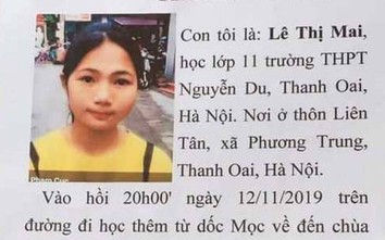 Cảnh sát vào cuộc vụ nữ sinh lớp 11 ở Hà Nội "mất tích" khi đi học thêm