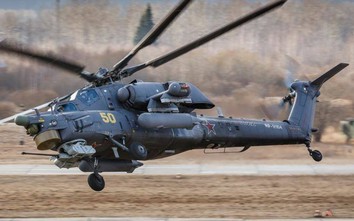 Trực thăng "Thợ săn đêm" Mi-28 của Nga rơi ở vùng Krasnodar