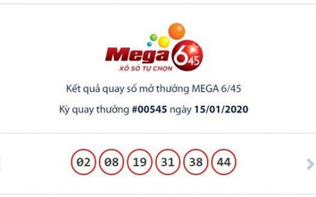 Kết quả xổ số Vietlott 15/1/2020: Ai "ẵm" giải độc đắc hơn 21 tỷ đồng?